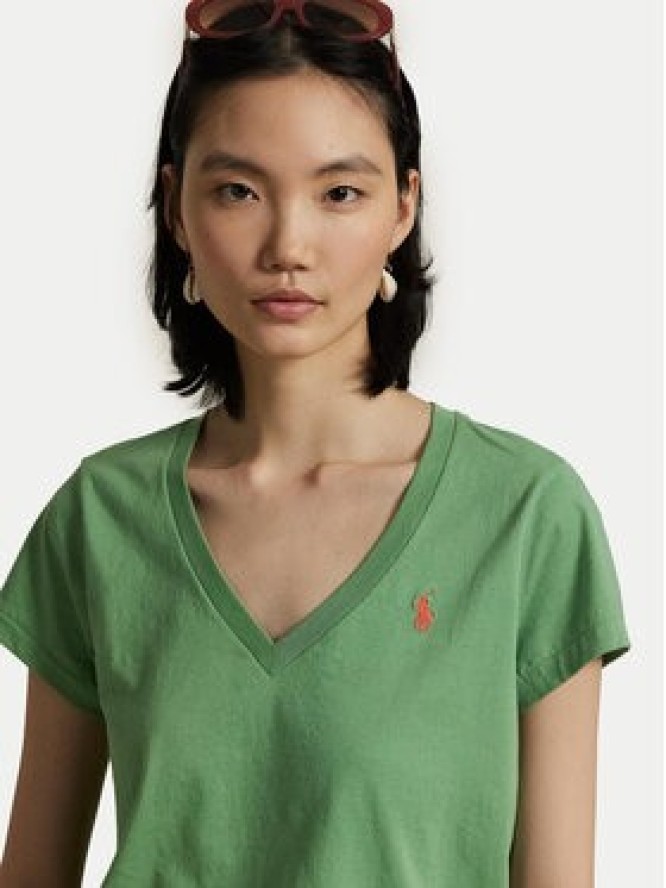 Polo Ralph Lauren T-Shirt 211902403009 Zielony Straight Fit