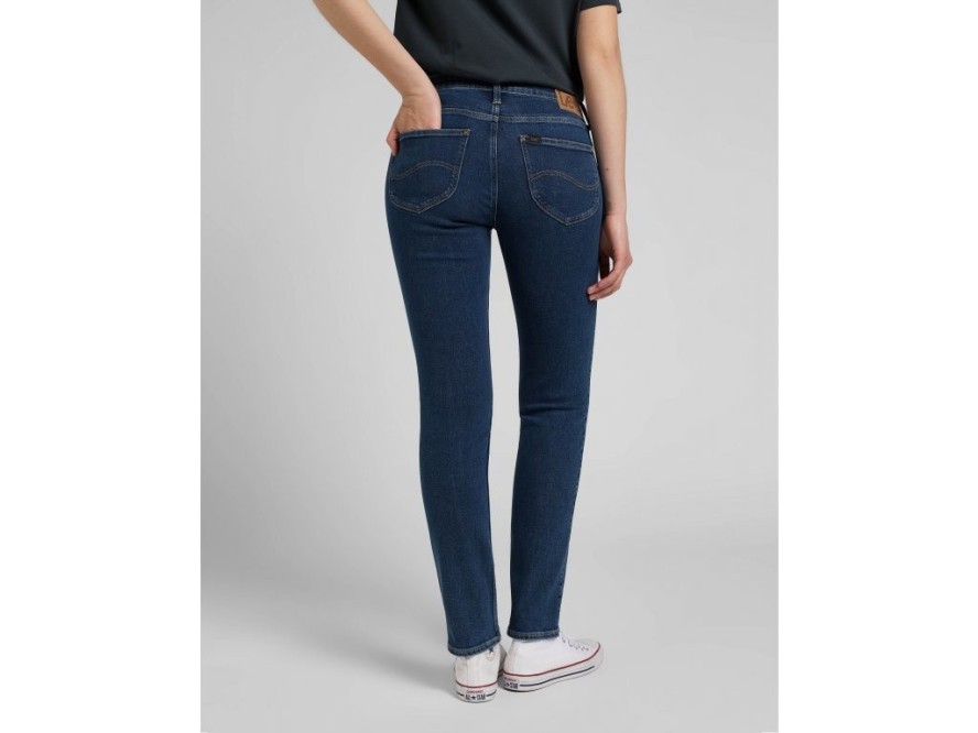 LEE ELLY DAMSKIE SPODNIE JEANSOWE JEANSY CLEAR INDIGO L305QDKF 112320177