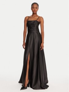 Rinascimento Sukienka wieczorowa CFC0020046002 Czarny Slim Fit