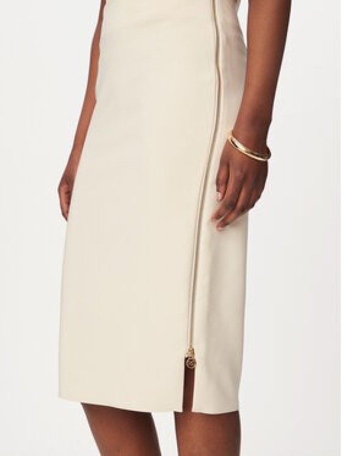 Rinascimento Spódnica ołówkowa CFC0127985003 Beżowy Slim Fit