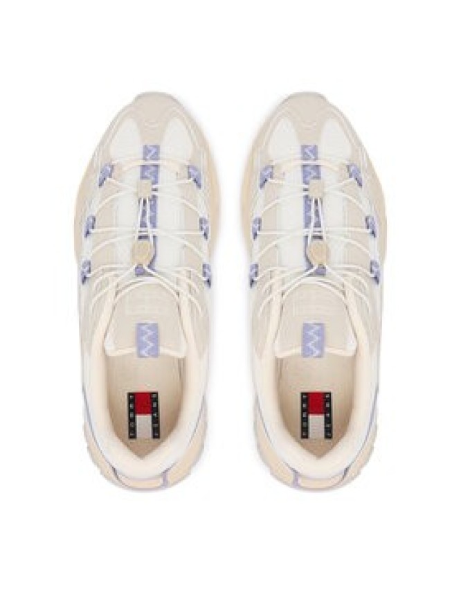 Tommy Jeans Sneakersy Tjw Outdoor Runner EN0EN02926 Écru