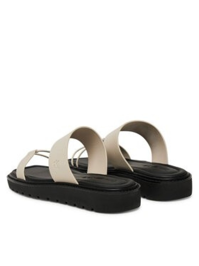 Calvin Klein Jeans Klapki Rope Sandal Soft Lth Mg YW0YW01864 Écru