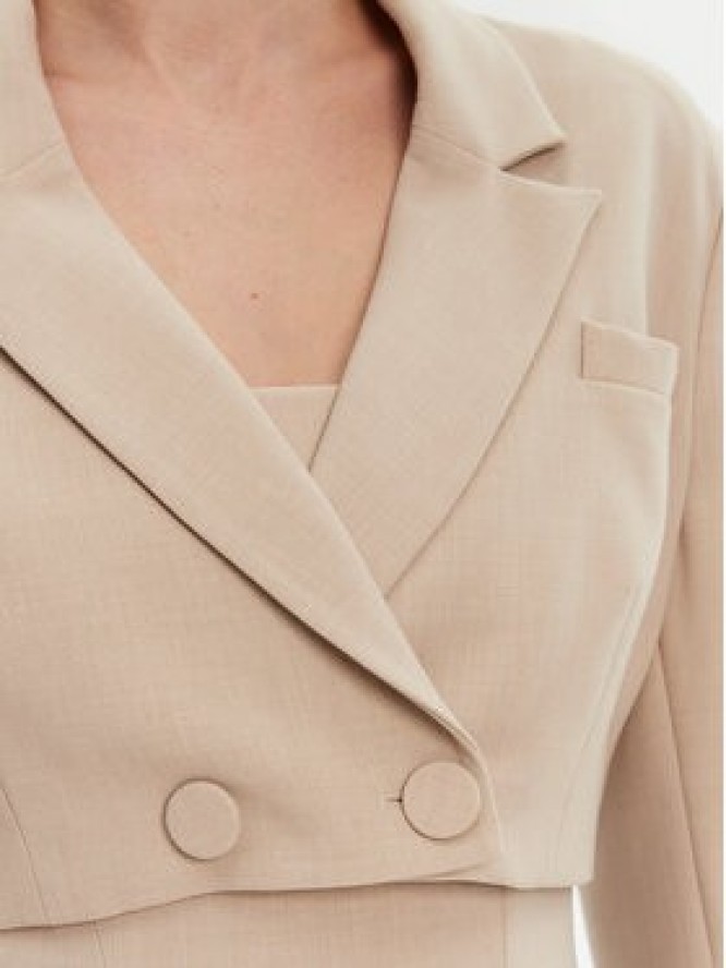 Bardot Marynarka 59657JB Beżowy Regular Fit