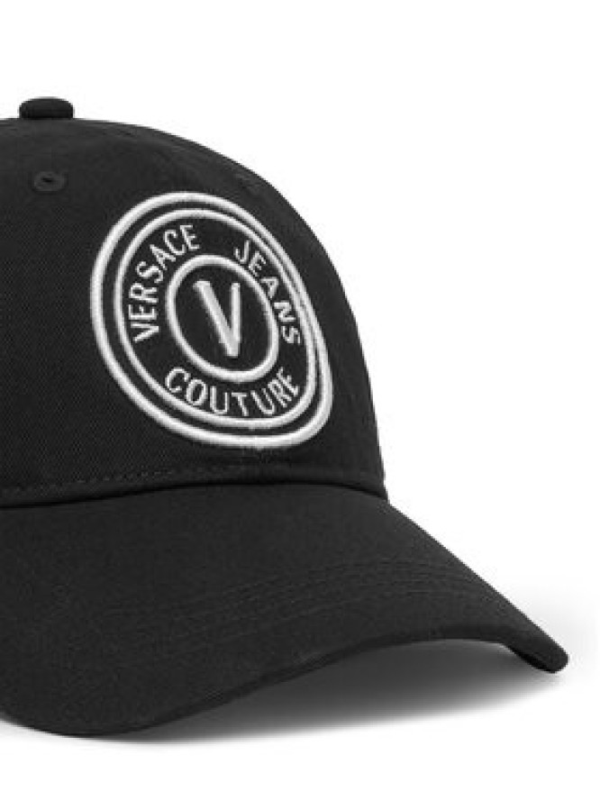 Versace Jeans Couture Czapka z daszkiem 78VAZK26 Czarny