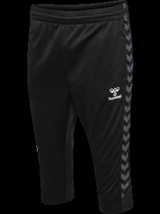hummel hmlAUTHENTIC 3/4 spodnie z poliestru – BLACK