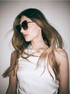 Okulary przeciwsłoneczne - brązowy