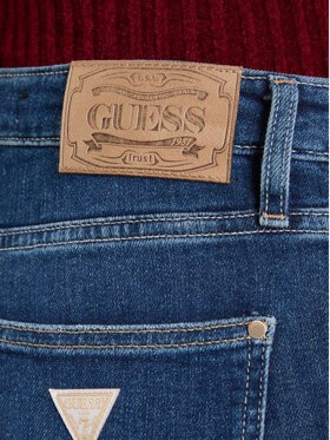 Guess Jeansy W5BA0L D4U5A Niebieski Flare Fit