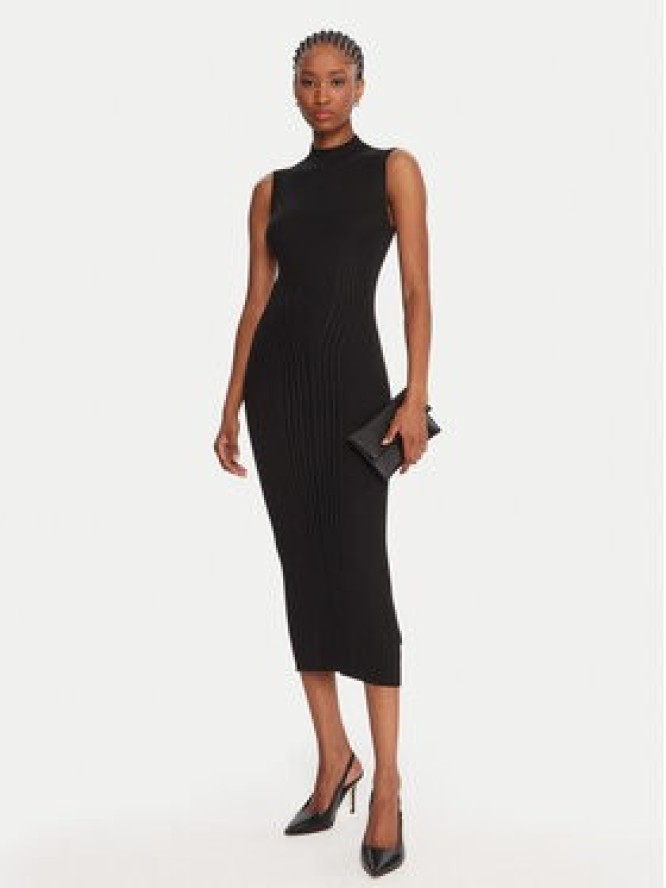 Guess Sukienka dzianinowa W5BK23 Z3OW2 Czarny Slim Fit