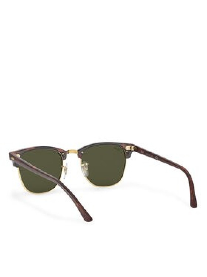 Ray-Ban Okulary przeciwsłoneczne Clubmaster 0RB3016 W0366 Brązowy