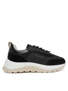 Calvin Klein Sneakersy Runner Lace Up Mesh Mix HW0HW02487 Czarny