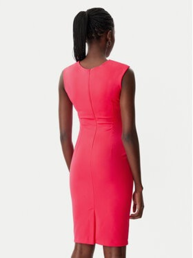 Rinascimento Sukienka koktajlowa CFC0122548003 Różowy Regular Fit