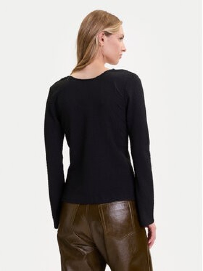 Vero Moda Bluzka Cille 10334657 Czarny Slim Fit