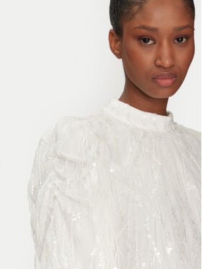 YAS Bluzka Bolina 26036686 Biały Regular Fit