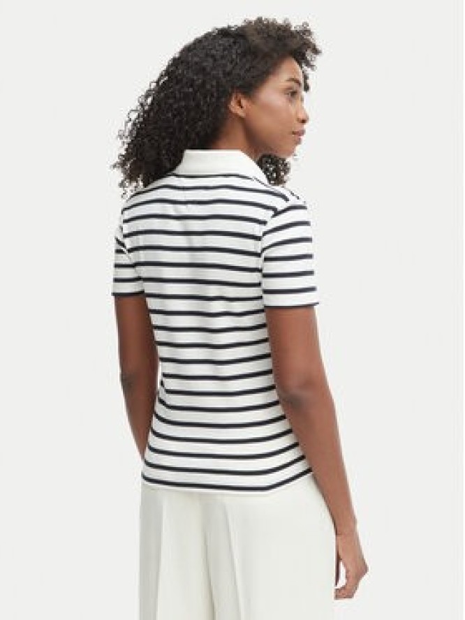 Tommy Hilfiger Polo WW0WW49252 Biały Slim Fit