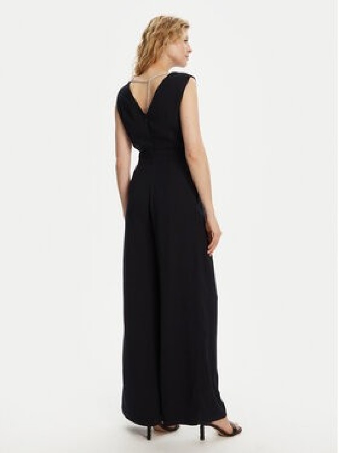 Morgan Kombinezon 241-POEMA Granatowy Wide Leg