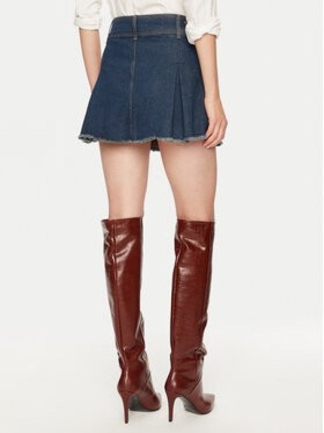 Guess Spódnica jeansowa W4PD1B D5JV1 Granatowy Regular Fit