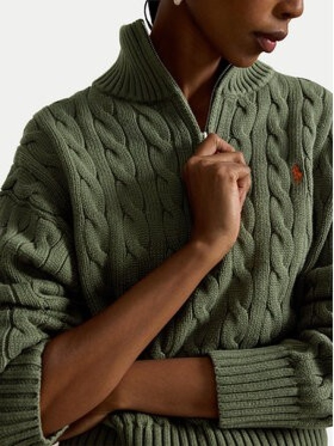 Polo Ralph Lauren Sweter 211963467508 Zielony Regular Fit