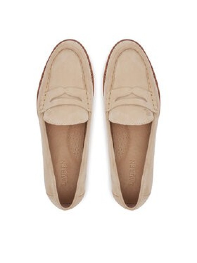 LAUREN RALPH LAUREN Mokasyny Wynnie 802970584001 Beżowy