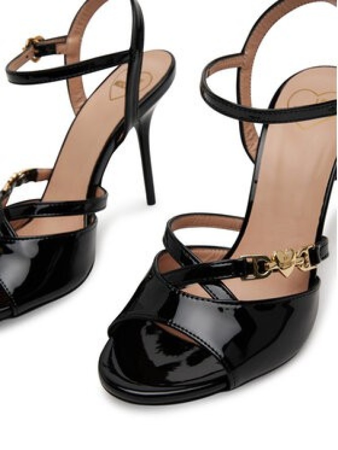 LOVE MOSCHINO Sandały JA16089G1MIH0000 Czarny