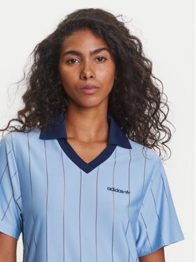 adidas Sukienka codzienna Liberty London Tonal Football JC5313 Niebieski Regular Fit