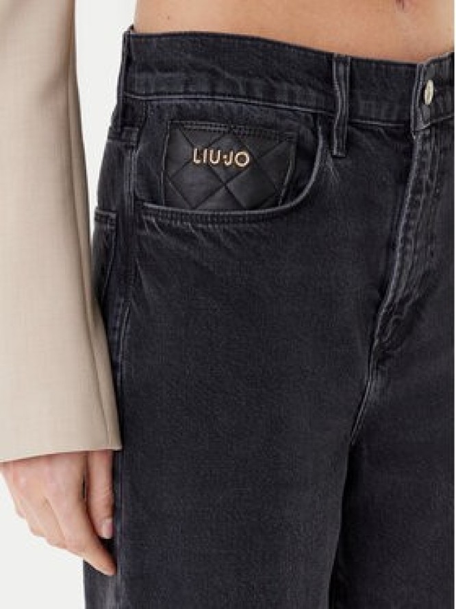 Liu Jo Jeansy UF5125 D4927 Czarny Straight Fit
