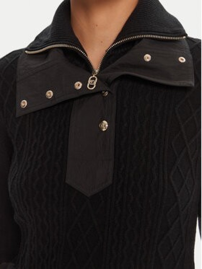 Liu Jo Sport Sweter TF5039 MS75L Czarny Regular Fit