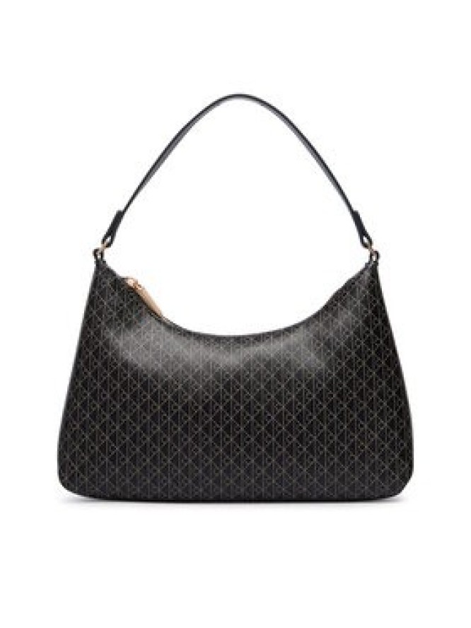 Calvin Klein Torebka Emblem Aop Small Shoulder Bag LV04F3889G Czarny