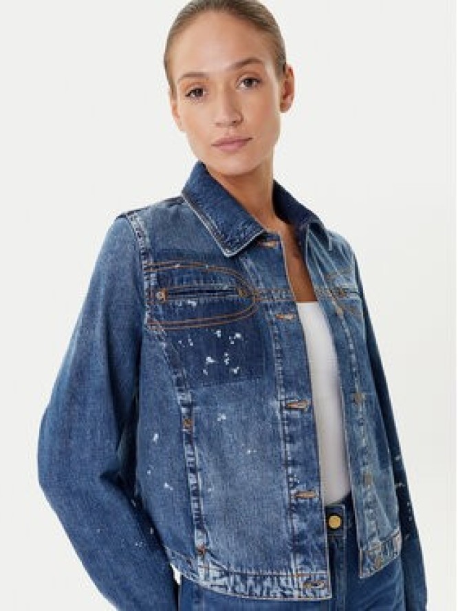 Guess Kurtka jeansowa W5YN69 D5R01 Granatowy Regular Fit