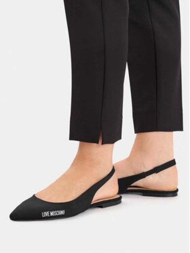 LOVE MOSCHINO Baleriny JA11021G1NIM000036 Czarny