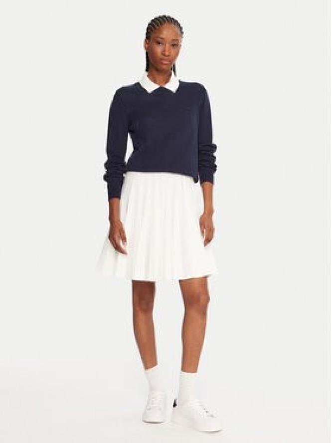 Lacoste Sweter AF4145 Granatowy Regular Fit