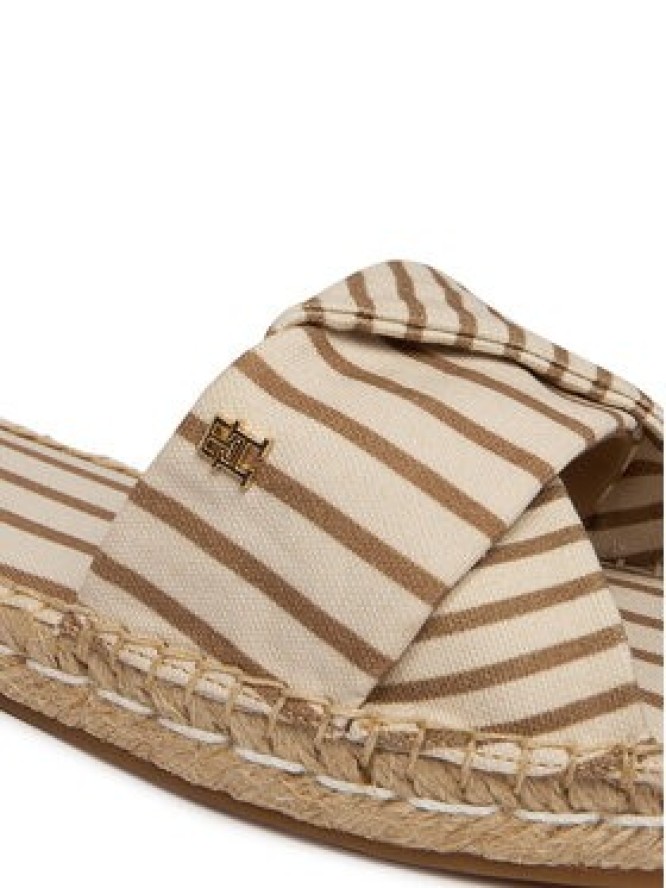 Tommy Hilfiger Klapki Canvas FW0FW09140 Beżowy