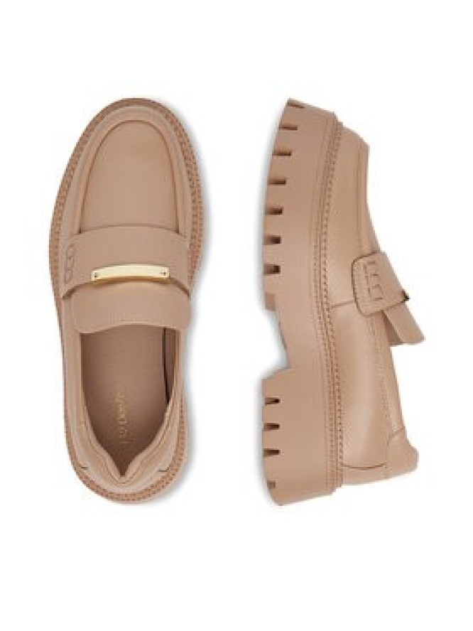 DeeZee Loafersy HY19001-2 Beżowy