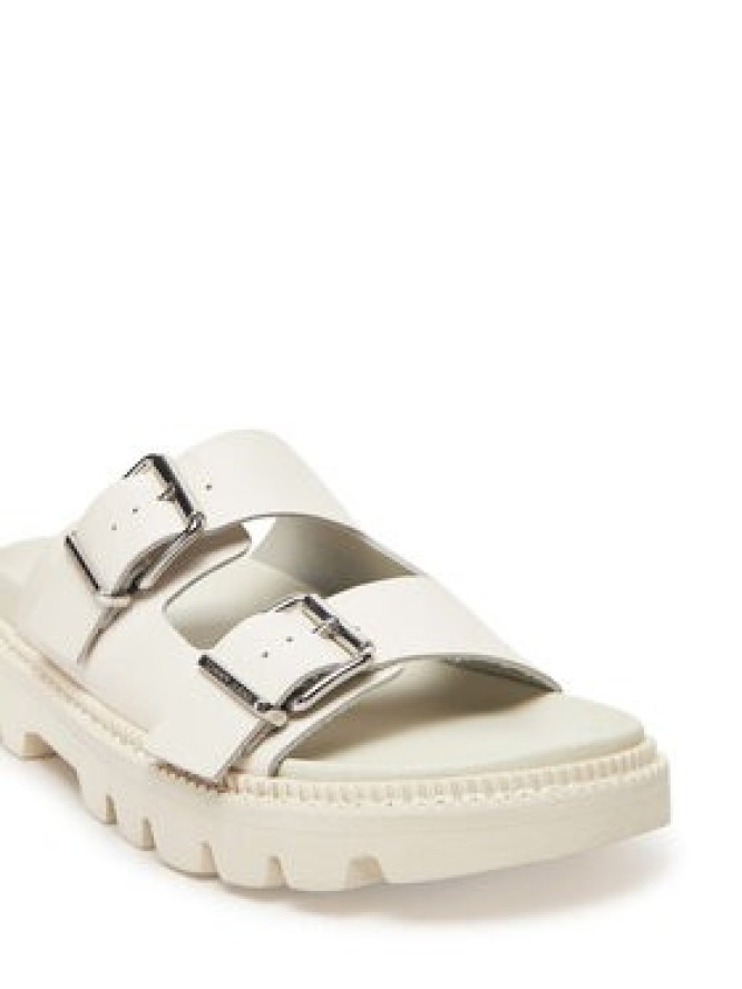 Tommy Jeans Klapki Tjw Double Strap Sandal EN0EN02753 Biały