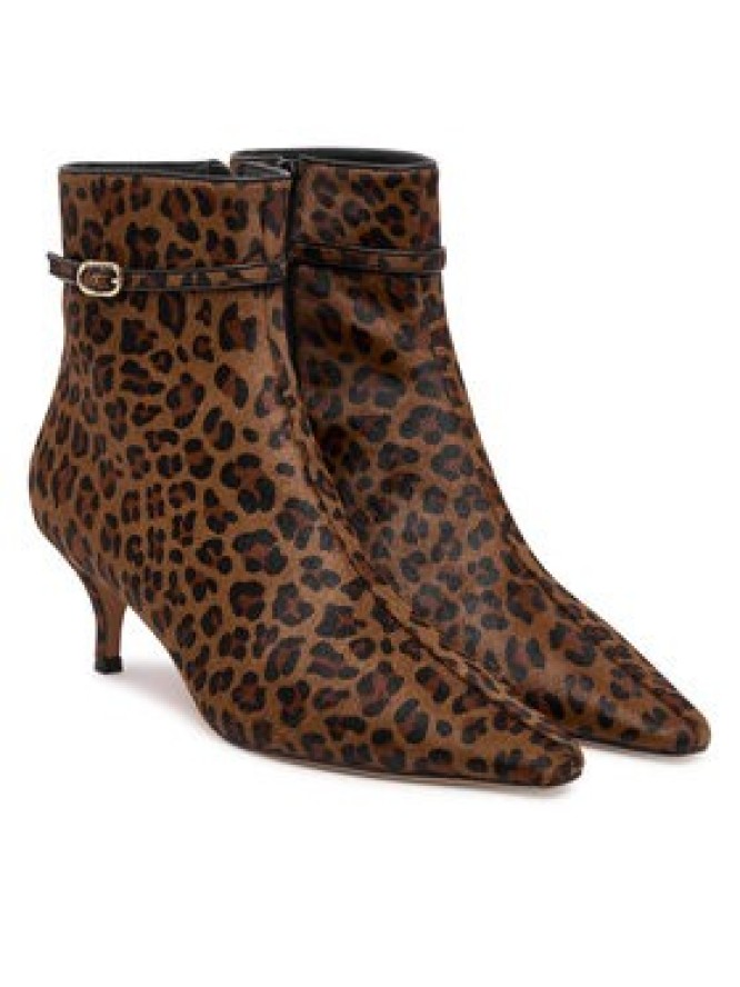 TWINSET Botki 252TCP222 Brązowy