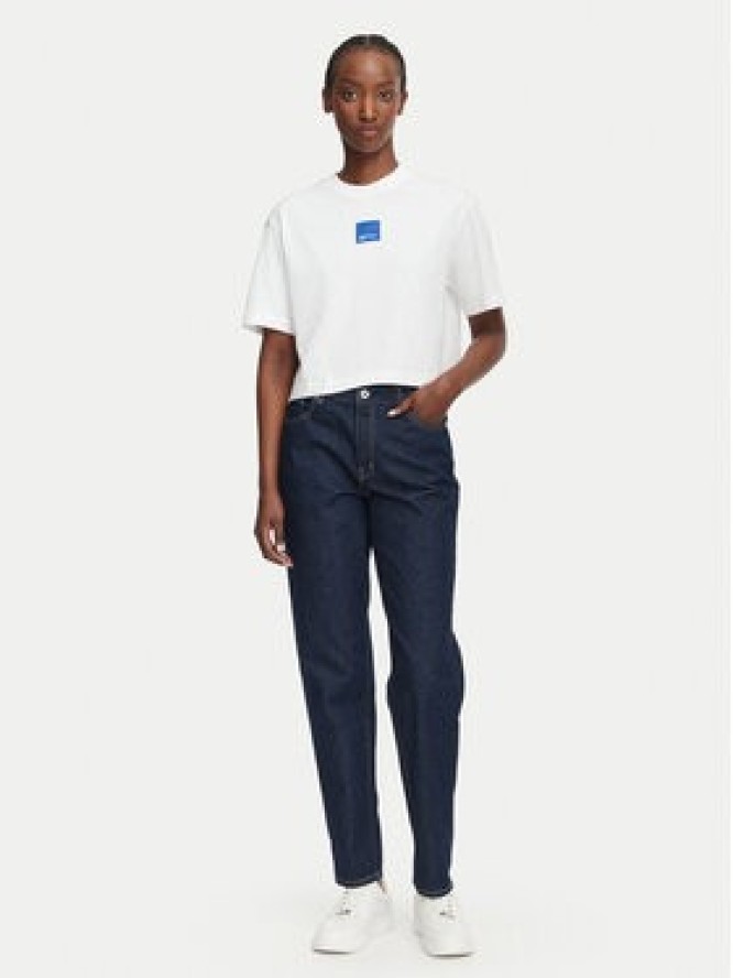 Karl Lagerfeld Jeans T-Shirt B3W17022 Biały Boxy Fit