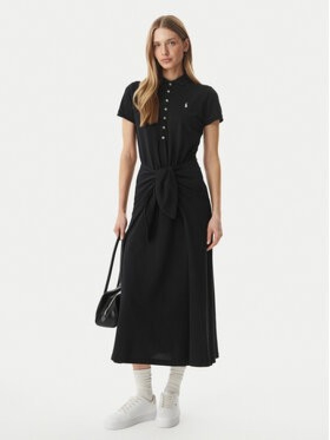 Polo Ralph Lauren Sukienka codzienna 211A12906002 Czarny Regular Fit