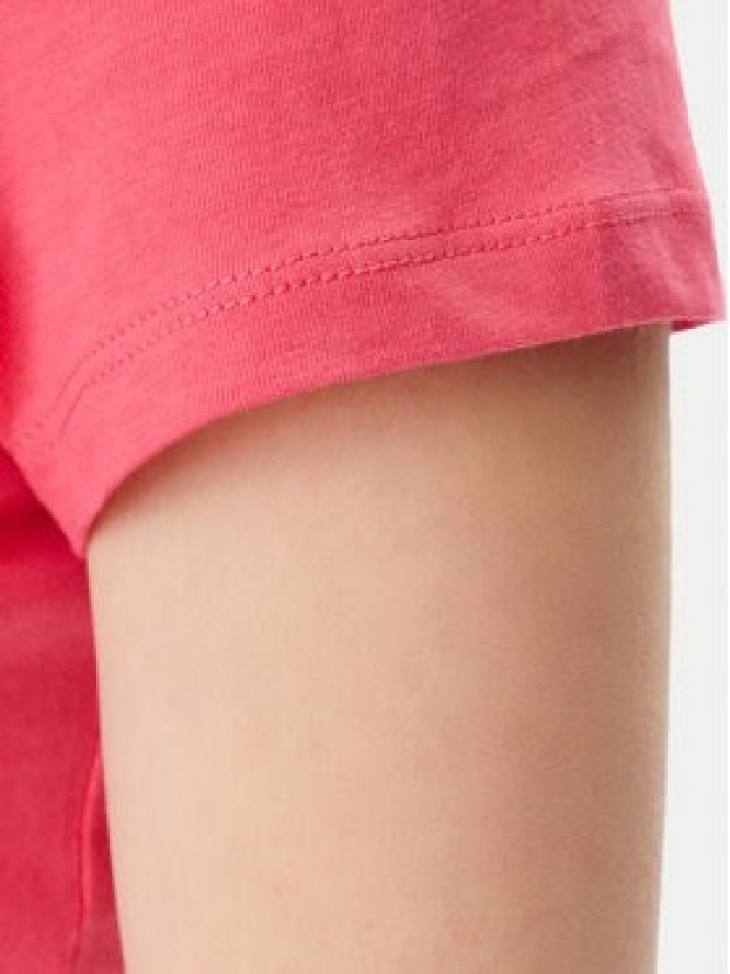 Tommy Jeans T-Shirt Tonal Linear DW0DW20315 Różowy Slim Fit