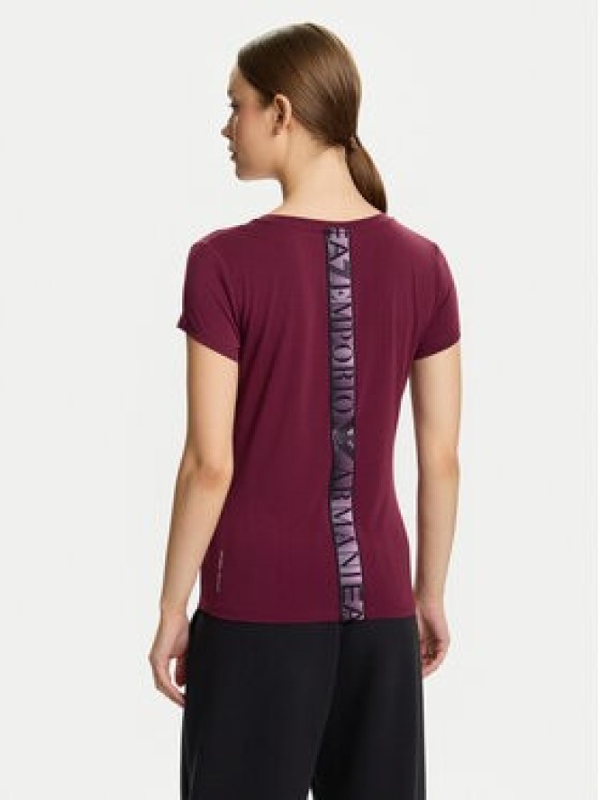 EA7 Emporio Armani T-Shirt 7W000673 AF12945 M5064 Bordowy Slim Fit