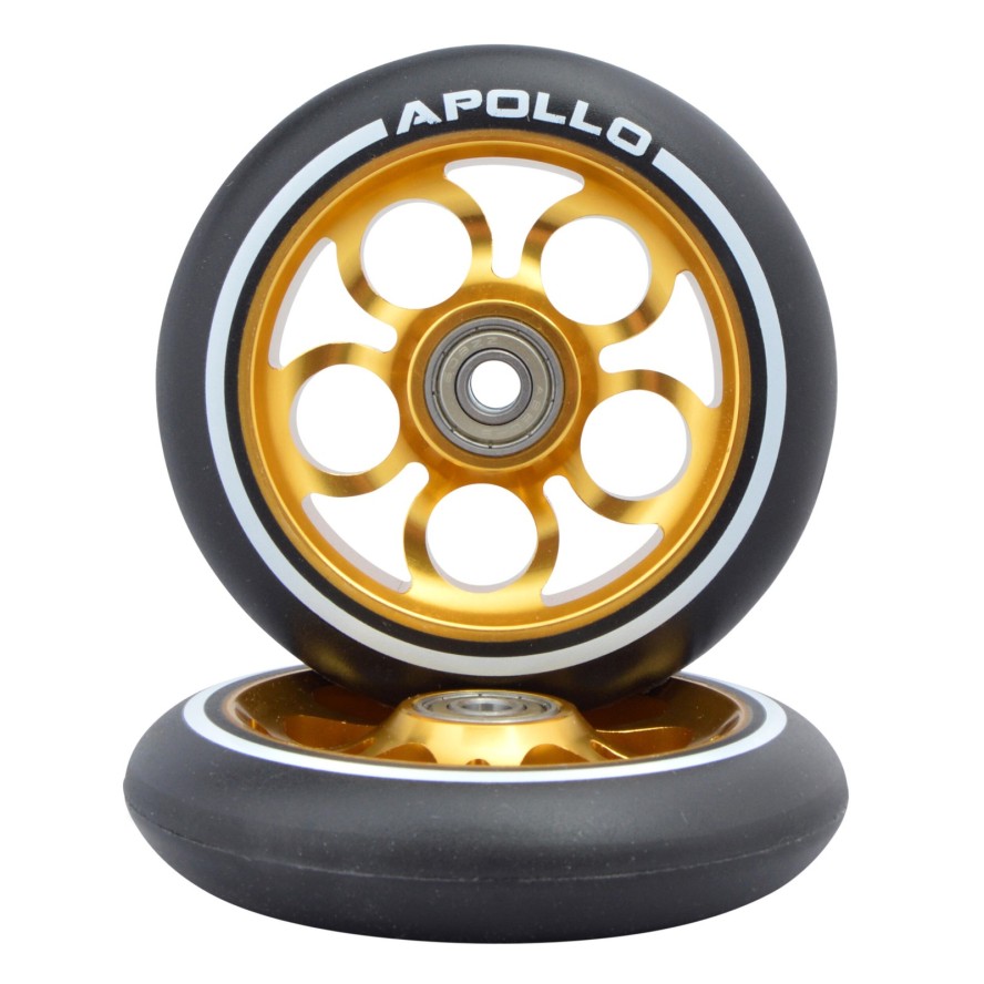 Zestaw kół Apollo Pro do hulajnóg stunt z łożyskami ABEC 9