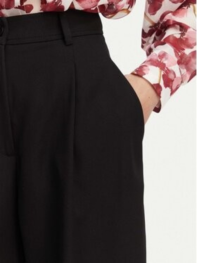 ACCESS FASHION Bermudy 63-5115-183 Czarny Relaxed Fit
