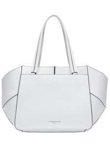 Liebeskind Berlin Skórzana torebka "Shopper M" w kolorze białym - 23 x 28 x 14 cm rozmiar: onesize