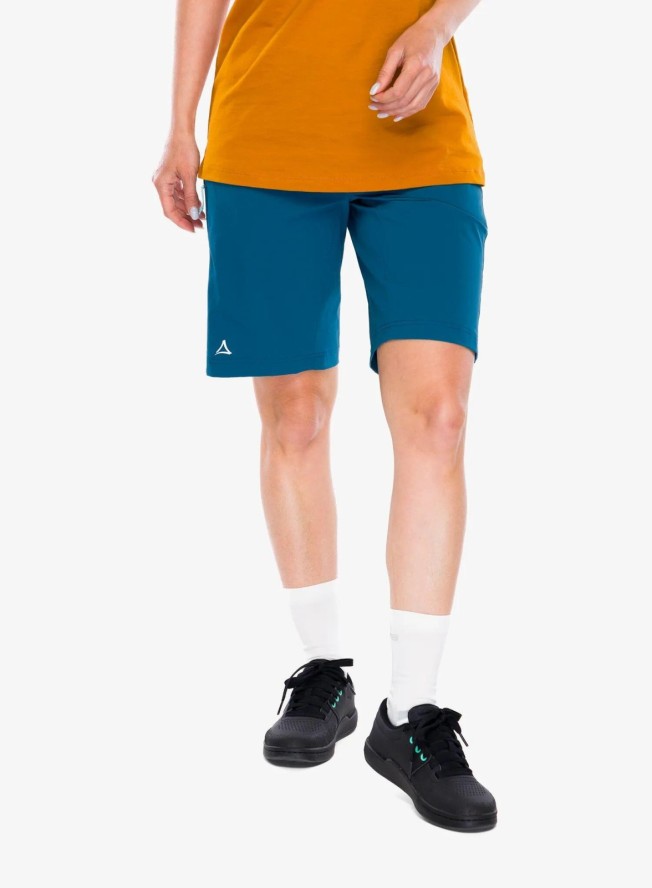 Spodenki rowerowe damskie Schoffel Shorts Danube - lakemount blue 34 (XS)