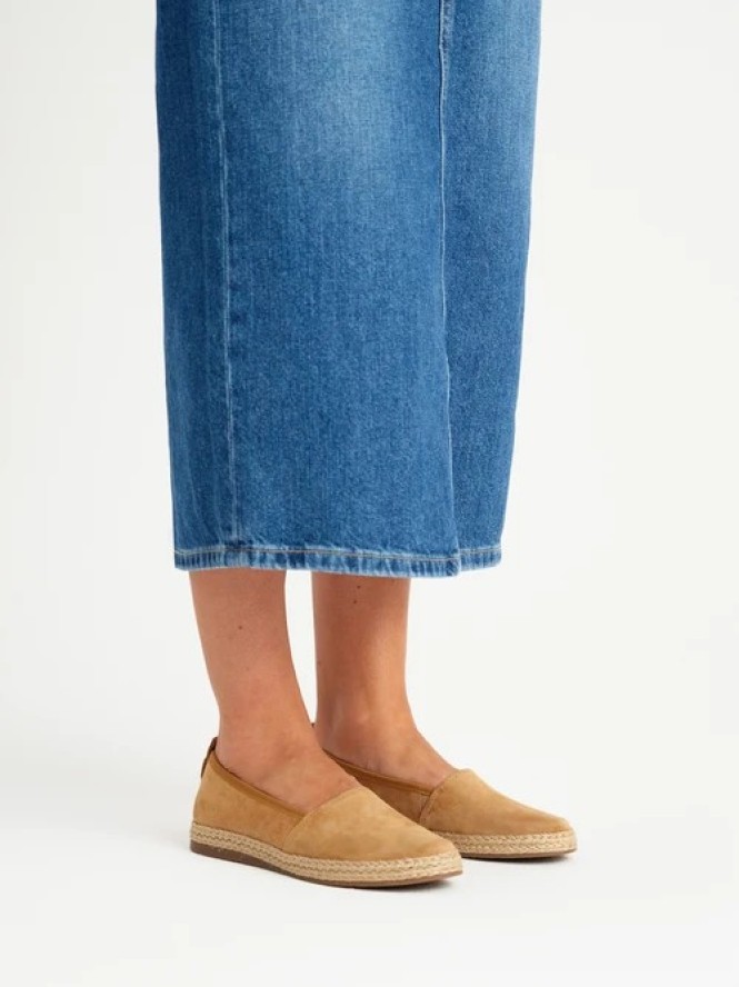 Rude espadryle damskie