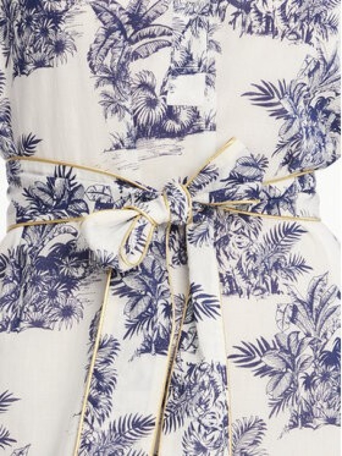 Iconique Sukienka letnia IC25-078 Biały Relaxed Fit