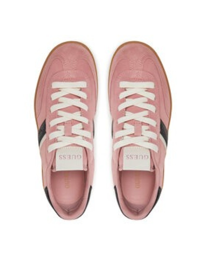 Guess Sneakersy FLPNOL LEP12 Różowy