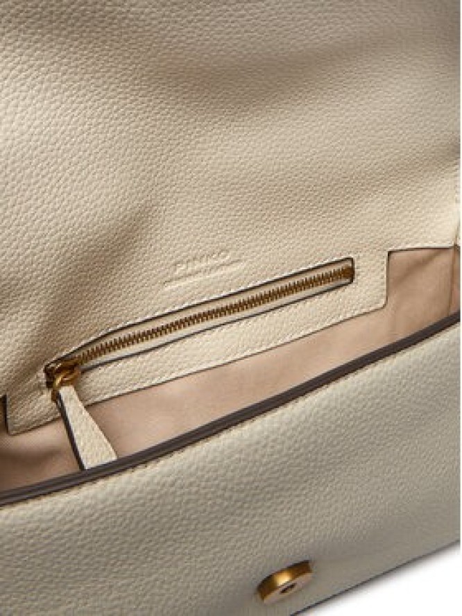 PINKO Torebka Love One Mini Slouchy Fl Al 25-26 104340 A2OX Écru