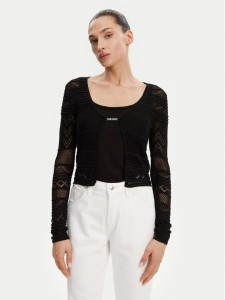 Guess Kardigan W5GR15 Z3E22 Czarny Regular Fit