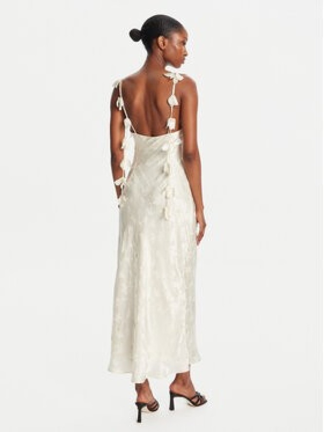 ROTATE Sukienka koktajlowa 113958858 Écru Slim Fit