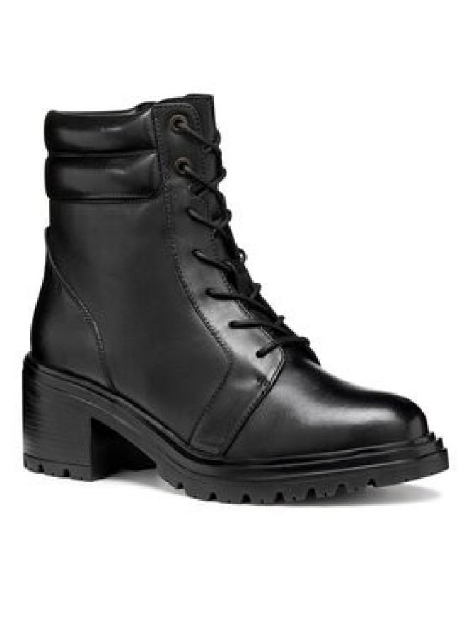 Geox Trzewiki D Damiana D56QCC 043TU C9999 Czarny