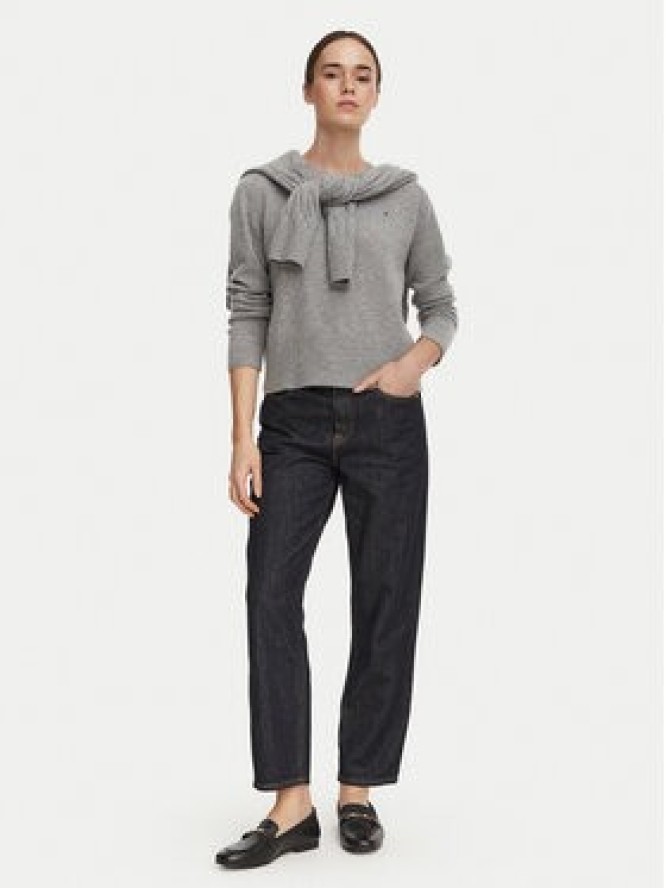 Tommy Hilfiger Sweter WW0WW51432 Szary ciemny Regular Fit